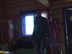 Grote lul, Bruinharig, Universiteit, Diep in de keel, Handbeurt, Hd, Feest, Student