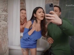 Asiático, Negro, Novia, Garganta profunda, Hd, Interracial, Orgasmo, Coño