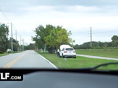 Nicky Rebel and Mandy Rhea have a wild car adventure and end up stranded by the side of the road