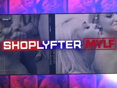 Shoplifter Blake gets caught & punished by security guard for her naughty deeds