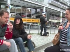 Nana, Sucer une bite, Petit ami, Brunette brune, Éjaculer dans la bouche, Tchèque, Seins naturels, Rousse roux
