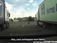 Kreng, Pijpbeurt, Bruinharig, Auto, Tsjechisch, Realiteit, Slet, Bekijker