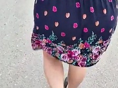 Camera Under Skirt Mature In Thong