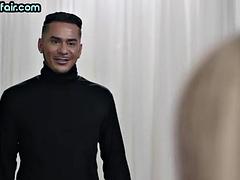 Gorgeous MILF cockriding bisex guys