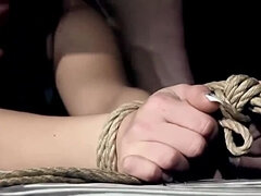 Bondage discipline sadomasochisme, Pijpbeurt, Gebondenheid, Vrouw, Fetisj, Straf, Ruw, Slet