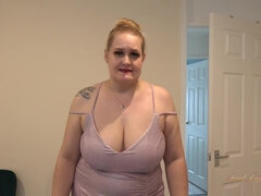 BBW granny Becky hot solo video