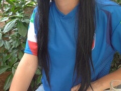 In den arsch, Aus dem arsch in den mund, Italienisch, Im freien, Öffentlich, Toilette