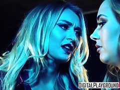 デカパイ, ブロンド, Hd, ヒール, 小柄, 磨き, ラフ, ティーン