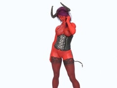 Grote lul, Hermafrodiet, Buiten, Openbaar, Roodharige vrouw