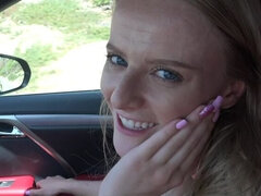 Enthousiasteling, Strand, Blond, Sperma in gezicht, Flashing, Buiten, Slipje, Kut duiken