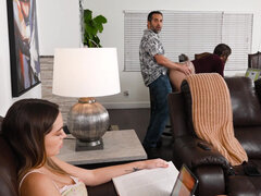 Brunettes Blair Hudson and Lexi Luna let themselves be fucked however they please