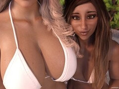 Dreidimensional, Aus dem arsch in den mund, Bikini, Spiele, Mutti, Party, Pool, Jungfrau