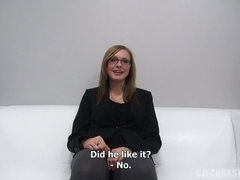 Mamada, Checa, Gafas, Sexo duro, Pelirrojo, Vibrador