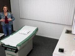 フェラチオ, 医者, なめる, 熟年, オフィス, オマンコ, ガリガリ, ティーン