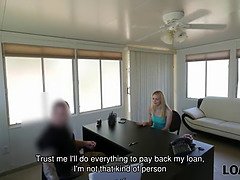 Loan4k. allie tells she is a stripper so why loan agent gets crazy