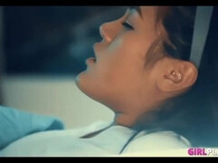 Enthousiasteling, Aziatisch, Eerste keer, Lesbisch, Tiener