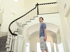 アメリカ人, フェラチオ, 顔射, ハードコア, なめる, 下着, フェラする, タトゥー