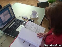 デカパイ, フェラチオ, チェコ, 祖父, お婆さん, 毛深い, 熟年, 現実