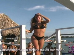 Playa, Tetas grandes, Bikini, Concurso, Fetiche, Hd, Público, Coño