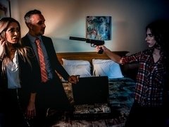 Большие сиськи, Две девушки, Пальцем, Поцелуи, Милф, Бритые, Втроем, Сиськи