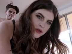 Noire, Sucer une bite, Brunette brune, Rondelette, Preservatif, Rasée, Grande, Adolescente