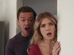 Blonde, Sucer une bite, Grossier, En levrette, Faciale, Hd, Léchez, Chatte