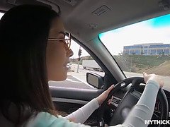 Asian American teen babe on blowjob mission