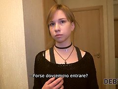 Naive Alice Klay gets in trouble & takes a rough pussy pounding in Debt4k