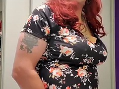 素人, アナル, ぽっちゃり, ディルド, 面白, 淫乱熟女, 赤毛, おもちゃ