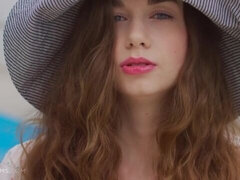 Cul, Doigter, Béant, Seins naturels, Piscine, Chatte, Solo, Adolescente