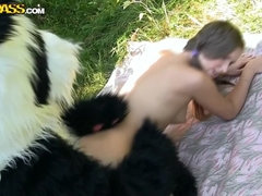 Wild sex to award a hero panda