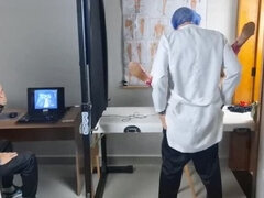 Enthousiasteling, Bedriegen, Stel, Exam, Gynaecoloog, Hd, Huisgemaakt, Vrouw