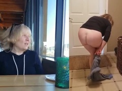 Cul, Gros seins, Mature, Nue  à poil