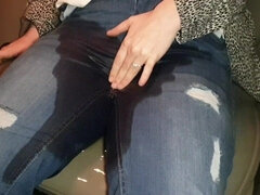 Amateur, Blonde, Britannique, Fétiche, Hd, Jeans, Public, Mouillée