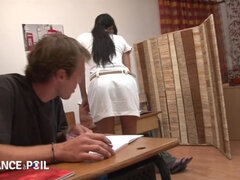 Enthousiasteling, Lieveling, Schattig, Hd, Naakt, Tepels, Student, Lerarin