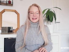 Leie, Grosse titten, Blondine, Fingern, Deutsch, Hd, Masturbation, Muschi