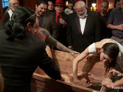 In den arsch, Sadomasochismus, Blasen, Fesselspiele, Domination, Frau, Rau, Sklave