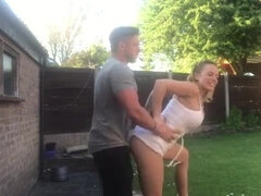 Leie, Grosser arsch, Grosse titten, Blondine, Blasen, Schwanz, Hardcore, Pov