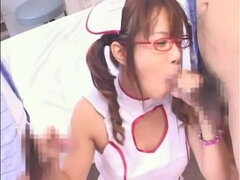 Incredible Japanese whore Rino Konno in Exotic Nurse, Couple JAV scene
