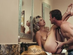 Blond, Pijpbeurt, Buiten, Tieten likken, Toilet