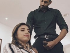 Shrink manipulates full-breasted client into lovemaking