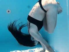 Cul, Souple, Hd, Hongroise, Piscine, Public, Solo, Nénés