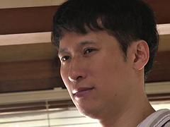 Asiatisch, Grosser arsch, Blasen, Japanische massage, Milf