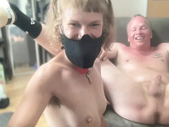 Sadomasoquismo, Rubia, Novio, Pareja, Divertido, Hd, Masaje, Flaco
