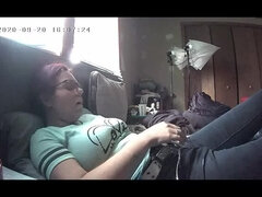 Grote mammen, Gek, Spijkerbroeken, Moeder die ik wil neuken, Orgasme, Schreeuwen, Spion, Vibrator