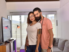 Latina chick is tied up and fucked by a kinky master