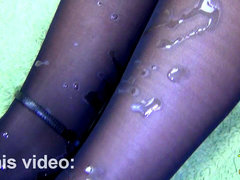 Grote kont, Sperma shot, Voeten, Hakken, Moeder die ik wil neuken, Russisch, Spandexonderbroek, Kousen