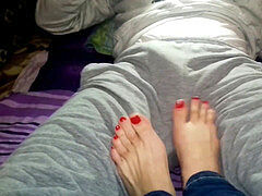 Amateur, Corridas, Pies, Masturbacion con pies