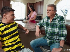 Did You Just Cum In Your Stepmom's Fat Ass - Reality Anal Cheating with Stepmom Jennifer White and her Stepmom Victor Ray