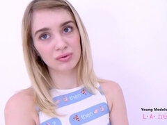 Audition, Grosse bite, Blonde, Sucer une bite, Hd, Pov, Suçant, Adolescente